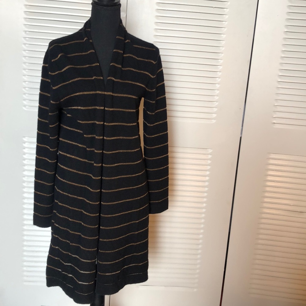 Neiman Marcus stripped cardigan